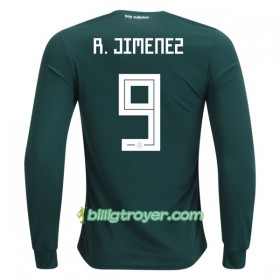 Billige Fotballdrakter Mexico R.Jimenez 9 VM 2018 Hjemmedraktsett Langermet